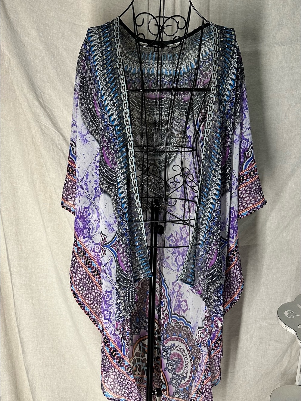 Sivana Kimono from prAna-Purple multi sheer one size